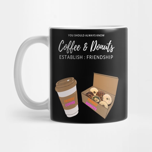 donuts and coffee make friends by kickstart